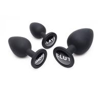 XR Brands Juego de enchufe anal palabras sucias
