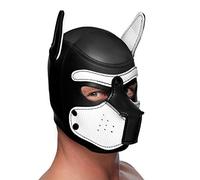 XR Brands Neoprene Puppy Hood - Black and White 190 g