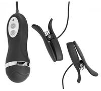 XR Brands Pinzas de pezón vibrantes Power Pinchers