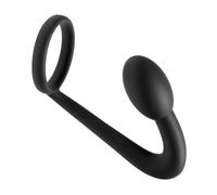 XR Brands Prostatic Play Explorer Anillo de silicona para el pene y tapón de próstata