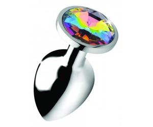 XR Brands Tapón Anal Gema Arcoíris - Grande