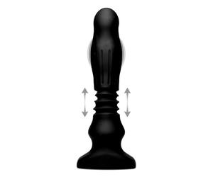 XR Brands Thunder Plugs - Vibrador anal vibrante y de empuje