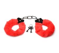 XR Brands XR Brands - Cuffed in Fur Esposas - Rojo