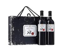 XR Reserva de Marqués de Riscal - Vino tinto Reserva Denominación de Origen Calificada Rioja, Variedad Tempranillo, 24 meses en barrica, Estuche de 2 botellas de 750 ml