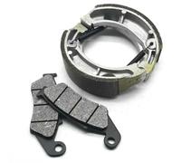 XR125R 1998-2001 XR125L 2003-2007 CTX200 Bushlander 2004-2007 XR125R Totas de freno de motocicleta Conjunto de zapatos traseros delanteros compatibles con varios modelos(whole set)