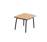 XRBCNMM Mecedora de ratán con cojín tapizado, silla deslizante para uso en interiores y exteriores, cómoda lectura de gran tamaño para balcón, guardería, porche, jardín (artículo, pedal)