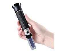 XRCLIF Refractómetro de salinidad para Agua de mar, Piscina, Tanque, Prueba, Pesca Marina, Doble Escalera, hidrómetro de salinidad probador para Gravedad específica con función ATC