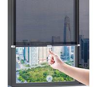 Xrdbfd Persiana Enrollable con Ventosa, Estor Enrollable Opaca Sin Taladrar, Cortinas Blackout Protección UV 80%, Persiana Enrollable Parasol para Ventanas De Cocina/Oficina/Coche,68x125cm/27 * 49in