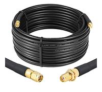 XRDS -RF Cable coaxial SMA macho a conector hembra SMA KMR240 de 50 ohmios de baja pérdida para antena de equipo SDR, radio jamón, antena 3G 4G LTE, ADS-B, GPS, LAN