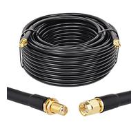 XRDS -RF Cable de extensión coaxial SMA macho a SMA hembra, 50 ohmios KMR240 de baja pérdida SMA coaxial con conectores SMA para 3G/4G/5G/LTE/ADS-B/WiFi/RF/Ham/Radio