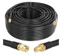 XRDS -RF Cable SMA, cable de extensión SMA de 200 pies con conector SMA macho a SMA hembra de 50 ohmios KMR240 cable coaxial SMA de baja pérdida