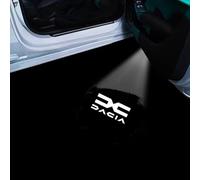 XRDSF 2 Piezas Luces LED de Bienvenida Logo para Dacia Jogger 2018-2025, Proyector de Luz para Puerta de Coche Accesorios Proyector Puerta Coche
