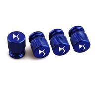 XRDSF 4 Piezas Tapones de Válvula de Aleación de Aluminio para DS 3 2015-2019, Tapas de para Vástago de Válvula de Neumático A Prueba de Fugas,Blue