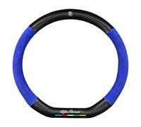 XRDSF Funda de Volante de Coche para Alfa Romeo Tonale 2022-, Ultrafino Funda de Volante de Cuero de Microfibra 37-38cm Accesorios para el Interior del Automóvil,D