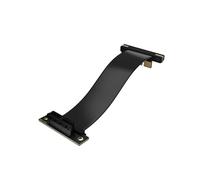 XRIKUI Cable elevador PCI-E 1X | Extensión PCIe 4.0 de alta velocidad | Diseño de ángulo dual de 90 grados | Soporta dispositivos X1/X4/X8/X16 de 10 cm