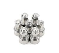 XRKJKQIDG 7 rodamientos de Agujas for seguidor Leva CF5, M5 x 13 23 mm, Rodillos Pista en Miniatura Acero Inoxidable SUS304, Piezas Motor KR13