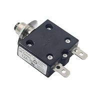 XRKJKQIDG Disyuntor 98 Serie 12A Restablecimiento Manual Interruptor Protector de sobrecarga térmica 3A-50A Pasador Recto Tornillo Mini disyuntor(5a,with Waterproof Cap)