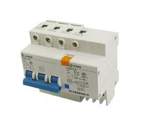 XRKJKQIDG DZ47-63 DZ47LE 16A 400VAC 6000A ELCB -Professional - Disyuntor de Fuga