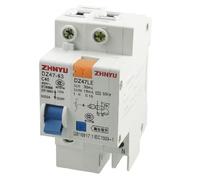 XRKJKQIDG Montado en Carril DIN AC 400V 40A 1P+N ELCB -Professional - Disyuntor de Fuga