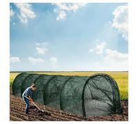 XRLQZH Garden Net Grow Tunnel Polytunnel Garden Netting Mesh Cloches Agricultural Planting 300X45x45cm, For Vegetable Growing, Frost/Ventilated Protect Plants Vegetables (Green,6PCS)