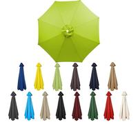 XRLQZH Replacement Parasol Canopy 2.5-4m - Waterproof & UV-Proof Garden Umbrella Cover, 6/8Ribs, Outdoor Patio Parasol Replacement Fabric, Weatherproof Sunshade Cloth (TYP-6,6Ribs:3M)