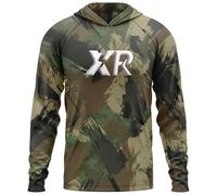 XRLQZH UPF 50+ Sun Protection Hooded Fishing Shirt with Mask UV,Men’s Long Sleeve Fishing Shirt,UV Neck Gaiter Hoodie,Quick-Drying, Breathable (TYP-7,M)