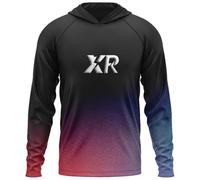 XRLQZH UPF 50+ Sun Protection Hooded Fishing Shirt with Mask UV,Men’s Long Sleeve Fishing Shirt,UV Neck Gaiter Hoodie,Quick-Drying, Breathable (TYP-2,M)