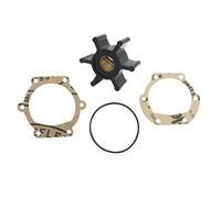 XRmarine Kit de reparación de impulsor de bomba de agua de repuesto para Jabsco 653-0001-P Johnson 09-810B-1 para Vo-lvo Penta 876097 Yanmar F4B 128990-42200
