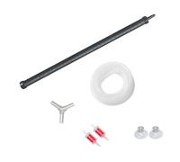 XRMXF Barra de burbujas de aire flexible para acuarios, tubo de piedra de aire de plástico flexible, difusor de oxígeno para peceras, acuarios, fuentes y accesorios de bomba de aire (Ø 60 cm)