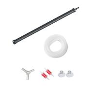 XRMXF Barra de burbujas de aire para acuario, difusor de aire de plástico flexible para pared, tubo de piedra de aire para acuario, liberación de burbujas, difusor de oxígeno, paisaje para fuente