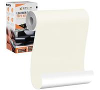 Xroam Cuero Adhesivo Para Tapizar Beige Blanco, 12x160 cm Parches, Reparación De Polipiel Adhesiva para Sofá, Asiento de Coche, Chaquetas
