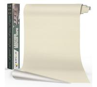 Xroam Cuero Adhesivo Para Tapizar Beige Blanco, 40x200 cm Cuero Adhesivo Parches, ReparacióN De Cuero Parches, Cuero Adhesivos Polipiel Adhesiva para Sofá, Asiento de Coche, Chaquetas