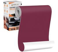 Xroam Cuero Adhesivo Para Tapizar Borgoña, 12x160 cm Parches, Reparación De Polipiel Adhesiva para Sofá, Asiento de Coche, Chaquetas