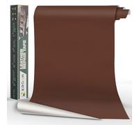 Xroam Cuero Adhesivo Para Tapizar Marrón Oscuro Liso, 60x200 cm, Parches de Reparación, Polipiel Adhesiva para Sofá, Asiento de Coche, Chaquetas