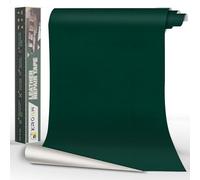 Xroam Cuero Adhesivo Para Tapizar Verde Liso, 60x200 cm Cuero Adhesivo Parches, ReparacióN De Cuero Parches, Cuero Adhesivos Polipiel Adhesiva para Sofá, Asiento de Coche, Chaquetas