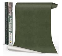 Xroam Cuero Adhesivo Para Tapizar Verde Retro, 60x200 cm Cuero Adhesivo Parches, ReparacióN De Cuero Parches, Cuero Adhesivos Polipiel Adhesiva para Sofá, Asiento de Coche, Chaquetas