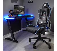 XRocker - Silla Gaming Amarok PlayStation con reposabrazos 4D e iluminación LED (PlayStation 5)