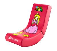 XRocker - Silla Gaming, Cuero sintético, Rosa Super Mario All-Star Con Personaje Princesa Peach (Nintendo Switch)