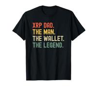 XRP Dad The Man The Wallet The Legend Crypto Merchandise Camiseta
