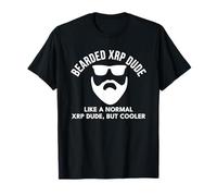 XRP Dude Guy Crypto Merchandise Bearded Camiseta