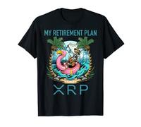 XRP Ripple, criptomoneda, mi plan de jubilación, vacaciones en la playa Camiseta