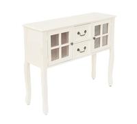 XRRJFYH Consola Entrada con Cajones, Mesa Consola Madera, Console Table con Almacenaje, Consola Recibidor(White,100x32cm/39.5x12.5in)