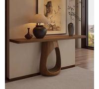 XRRJFYH Mesa Consola Decorativa, Consola Recibidor de Madera, Console Table Estrecha para Entrada(60x25x75cm/23.5x10x29.5in)