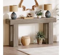 XRRJFYH Mueble Recibidor, Consola Recibidor, Mesa Consola Entrada, Console Table Madera(Gray)