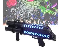 XRSMOU Lanzador De Confeti De Tres Cabezas, Cañón De Confeti Eléctrico Inalámbrico, con Luz LED, para Eventos Especiales, Fiestas, Club