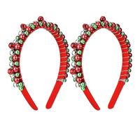 Xrten 2 Piezas Diademas Navideñas, Diadema de Campana, Diadema de Fiesta para Mujer, Accesorios para el Cabello Navidad