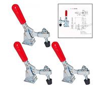 Xrten 3 Pcs Abrazadera de Palanca Vertical Rápido