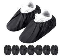 Xrten 8 Pares Cubrezapatos Reutilizables, Funda Impermeable para Zapatos, Cubiertas de Zapatos Antideslizantes, para Lugares de Trabajo en Interiores Domésticos