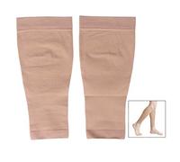 Xrten - Calcetines de compresión de pantorrilla, 1 par de calcetines de contención sin pies para hombres y mujeres ultraligeros elásticos de tratamiento