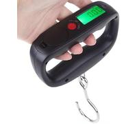 Xrten Digital Balanza Báscula de Equipaje, LCD Portátil Escala de Equipaje, Balanza Ergonómica, Dinamómetro para Maletas, para Viajes, Cocina, Pesca y Caza